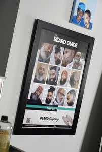 The Beard Sculpting Poster *Turquoise/Black*